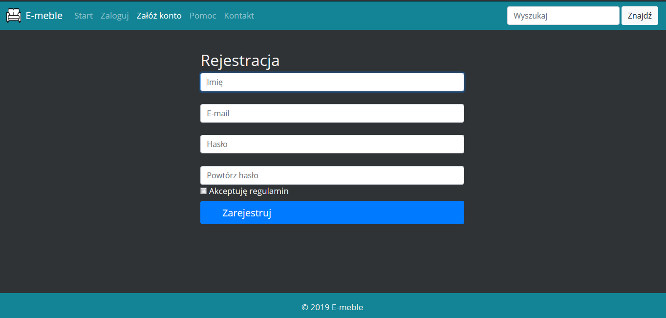 rejestracja